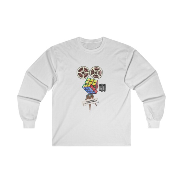 Ultra Cotton Long Sleeve Tee_Today's Stress Rubix Cube Rotate